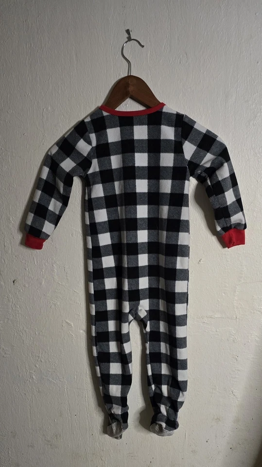 Absorbba Bebé Niños Polar Camión de Bomberos Cuadros Footie PJs Talla: 3T Foto 3 de 3