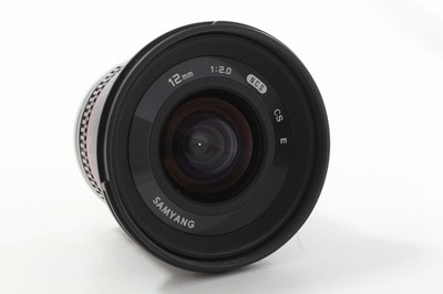 Samyang MF 12mm 1:2.0 NCS CS für Sony E-Mount, sehr guter Zustand