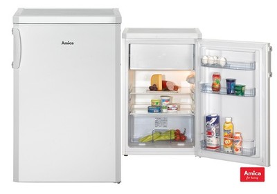 Amica Kühlschrank mit Gefrierfach 108 L Weiß 55,0 cm breit freistehend