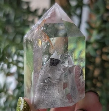 Garden Quartz Tower Point Clear Crystal Gemstone Chakra