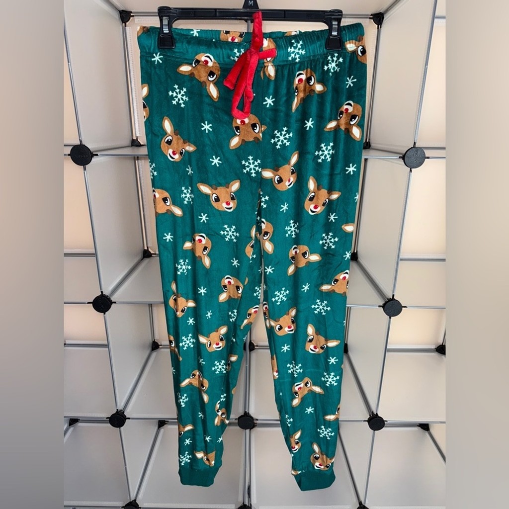 Rudolph the Red Nosed Reindeer Women's Pajamas Pants Size M NWT