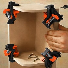 4Pcs 90 Degree Right Angle Clamps Corner Clamp Wood-working Carpenter Tools UK