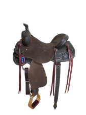 1-1297 16 inch New HR Saddlery Western Ranch Cutting Saddle Signature Series