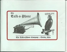 THE TALK=O=PHONE VICTOR TALKING MACHINE ADVERTISEMENT & PRICE GUIDE CATALOG 