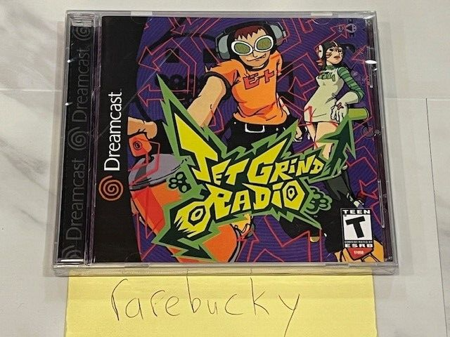 Jet Grind Radio (Sega Dreamcast) NEW SEALED Y-FOLD FIRST PRINT