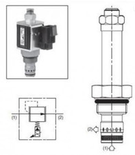 STERLING AP04G2YP35C CARTRIDGE PROPORTIONAL PRESSURE REGULATION VALVE