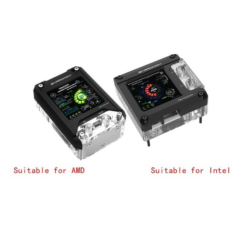 Barrowch AMD AM5 INTEL CPU Water Block With HD Temperature Display FBLTHDA-04NV2 - Picture 11 of 18