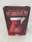 Williams-Sonoma Froth & Pour Hot Chocolate Pot - Red Works!