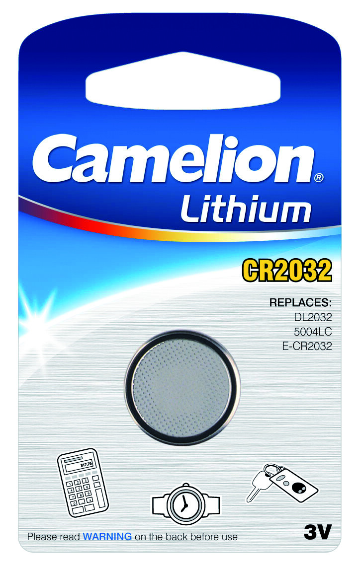 Camelion Cr2032 Lithium Knopfzellen 3v 1er-blister
