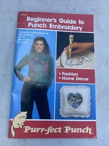 BEGINNER'S GUIDE TO PUNCH EMBROIDERY Booklet #64101 Purr-fect  Needle