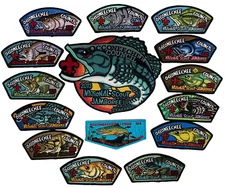 2013 Occoneechee Council 104 BLK National Scout Jamboree JSP 15-pc Complete Set