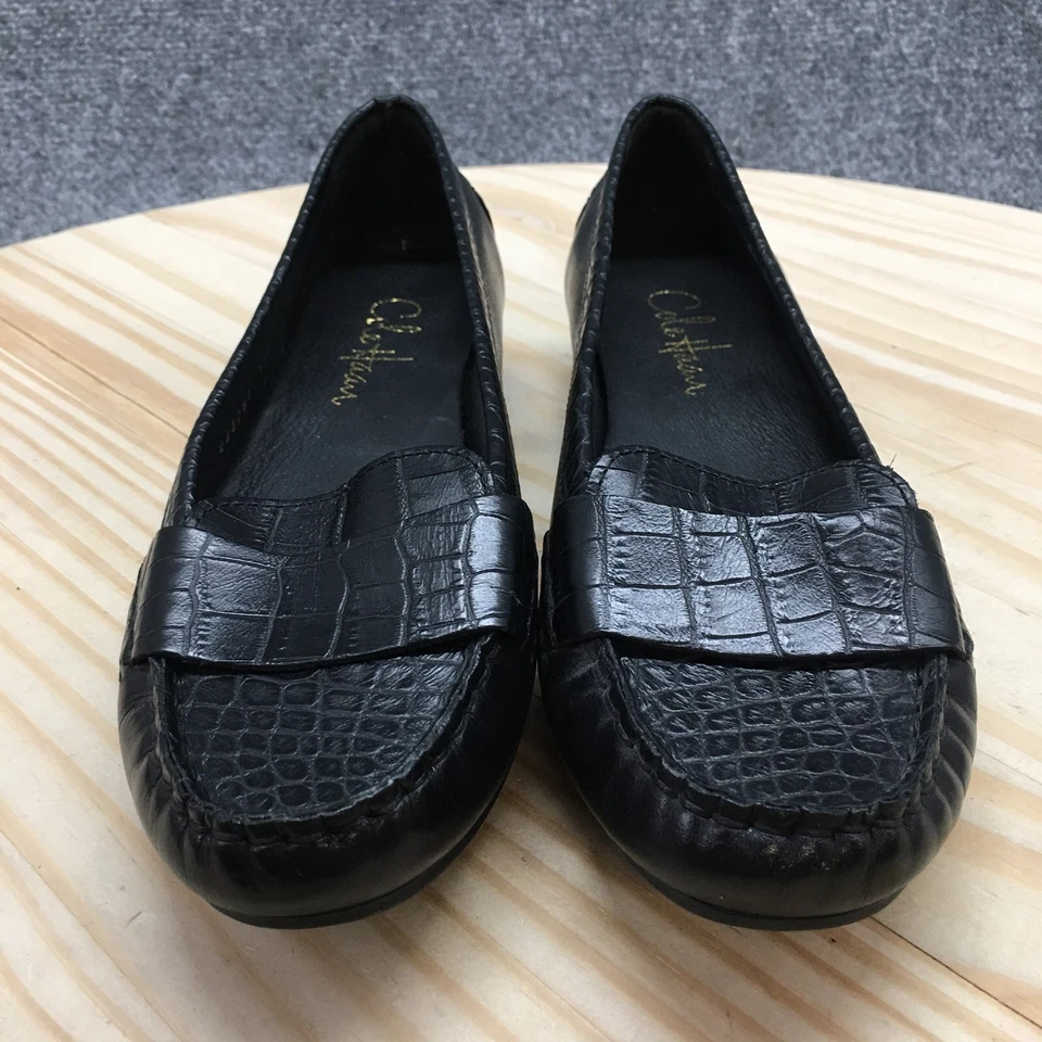 Cole Haan Zapatos Mujer 6.5 B Informales Sin Cordones Penny Mocasín D35781 Cuero Negro Foto 4 de 4