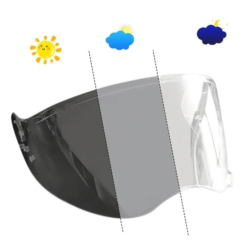 Photochromic Visor Fit For SHOEI HORNET ADV Rally CNS-2 Motorcycle Helmet Shield - Picture 7 of 8