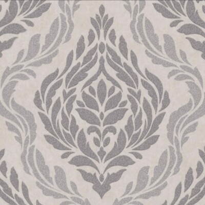 Erismann Karat Damast Champagner Struktur Glitzer LuxurySparkle 10060-02 Tapete