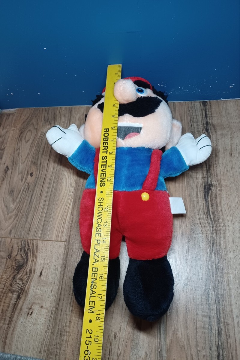 VINTAGE 80s 1988 NINTENDO SUPER MARIO BROS. MARIO PLUSH STUFFED