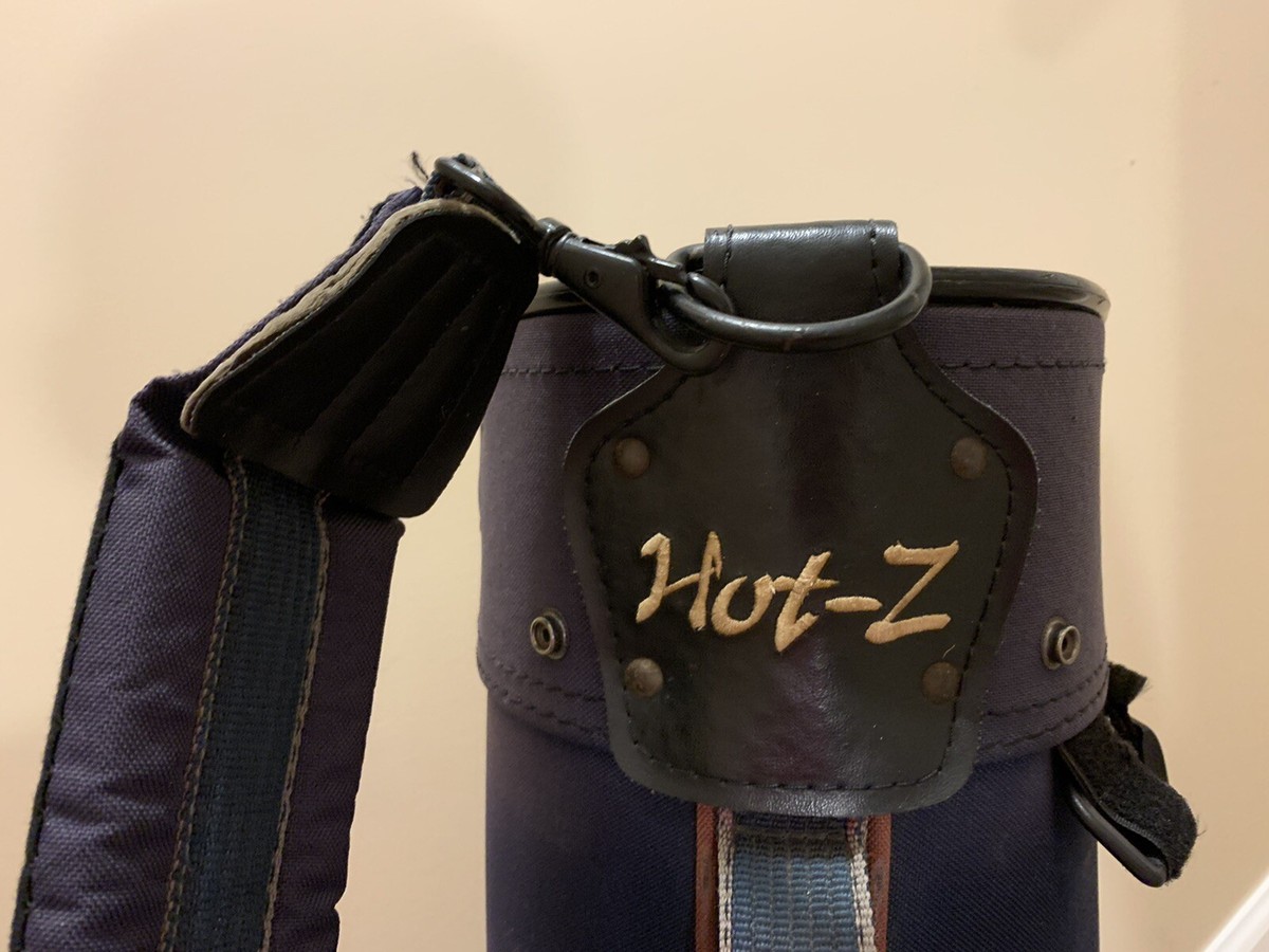 Hot-Z Canvas Golf Bag, 3 Way Dividers, Blue/Tan- EUC!! | eBay