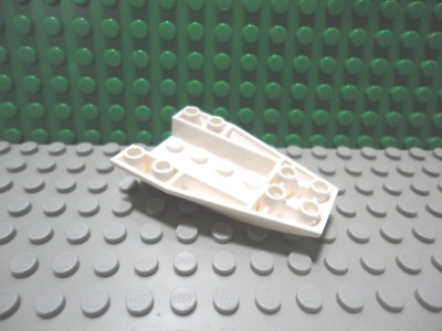 Lego 1 Black 6x4 inverted sloped wedge hull 10 studs on top shuttle ship plane