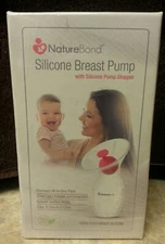 Nature Bond Silicone Manual Breast Pump NEW