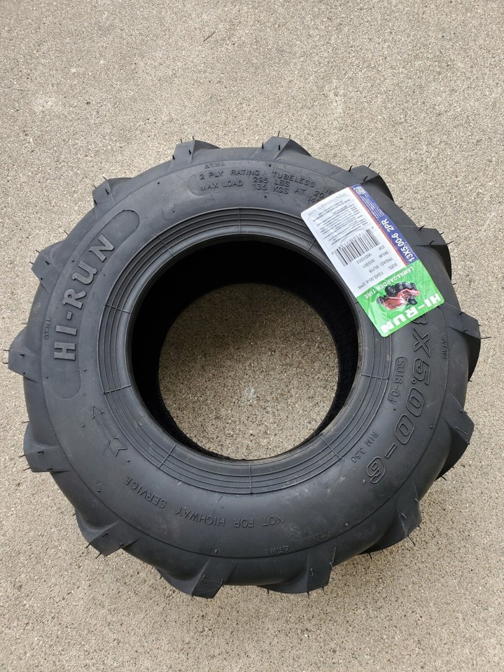 Pneumatici 13x5.00-6 Trattorino 4 Tubi Per Tosaerba 13x5.00-6/13x6 - Foto 3