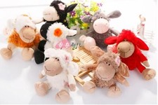 plush toy nice colorful sheep flower pocket lamb soft stuffed doll birthday gift
