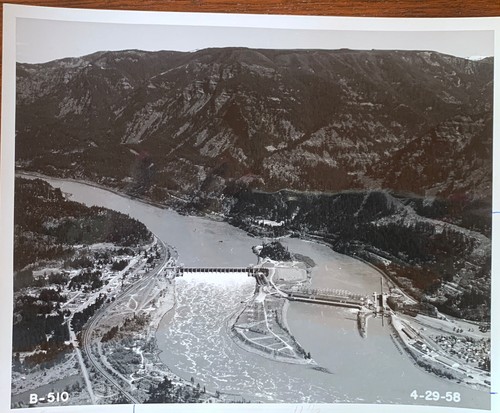 Vintage Photo US Army Corp of Engineers Bonneville Dam - Foto 1 di 2