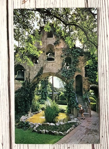 Bell Arch in Mission Inn Gardens in Riverside California CA Postcard - Picture 3 of 4