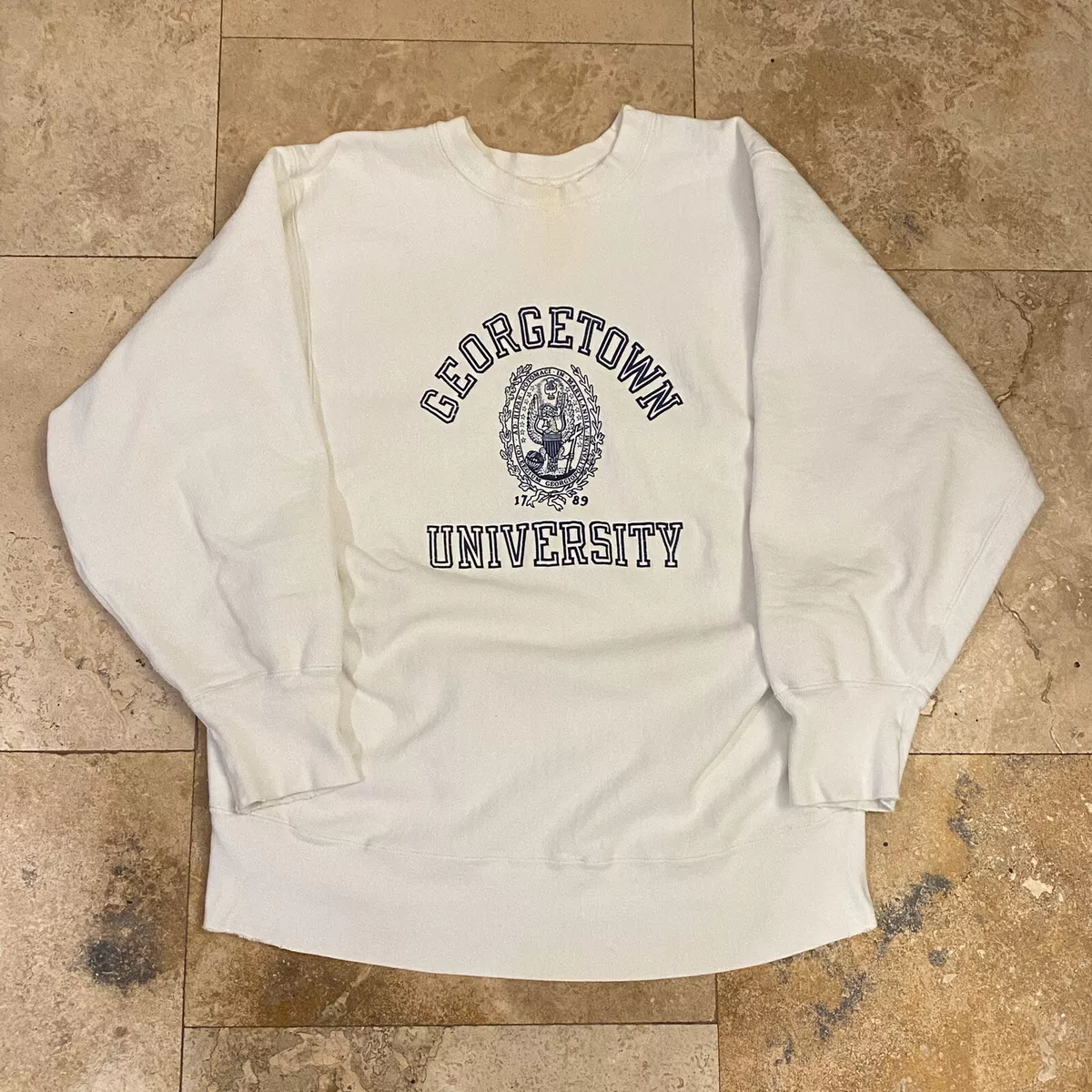 Georgetown university champion sweatshirt hot sale