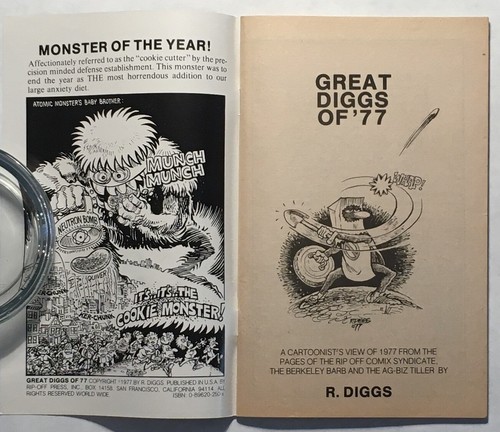 Great Diggs of 77 #1 Underground Comic Zine 1977 Comix Rip Off - Picture 3 of 3