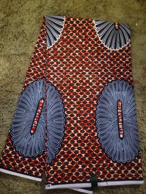 Ankara Fabric African Real Wax Print 100% Cotton Sewing Material for Dress - 18