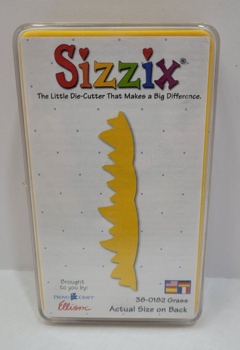Sizzix Die Cutter Cartridge Grass 380182 Yellow Cartridge Discontinued eBay