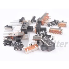 Mini Miniature Railway Slide Switch On-OFF 2 Position ,SPDT Micro Toggle PCB