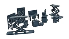 LYTS87014 1/87 HO Scale Tools Display Props For Automobile Maintenance Workshop