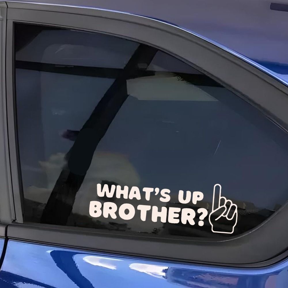 Waterproof Vinyl Decal Whats Up Brother Car Decals Funny Bumper Stickers Car eBay