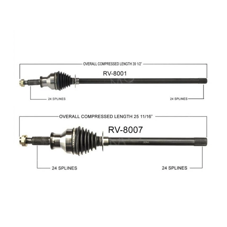 Par Surtrack eixo dianteiro esquerdo+direito CV eixo para 1999-2004 Land Rover Discovery - Imagem 2 de 4