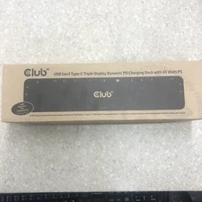 Club USB C UNIVERSAL TRIPLE DOCK USB C TRIPLE DOCK 65 WATT