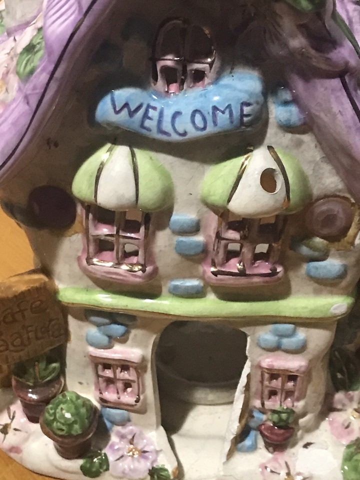 Dolomite Spring House Tea Candle House Ceramic & Porcelain