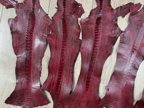 5 Ostrich Legs Leather Grade B in one bundle, Genuine Ostrich leg skin leather - Picture 4 of 6
