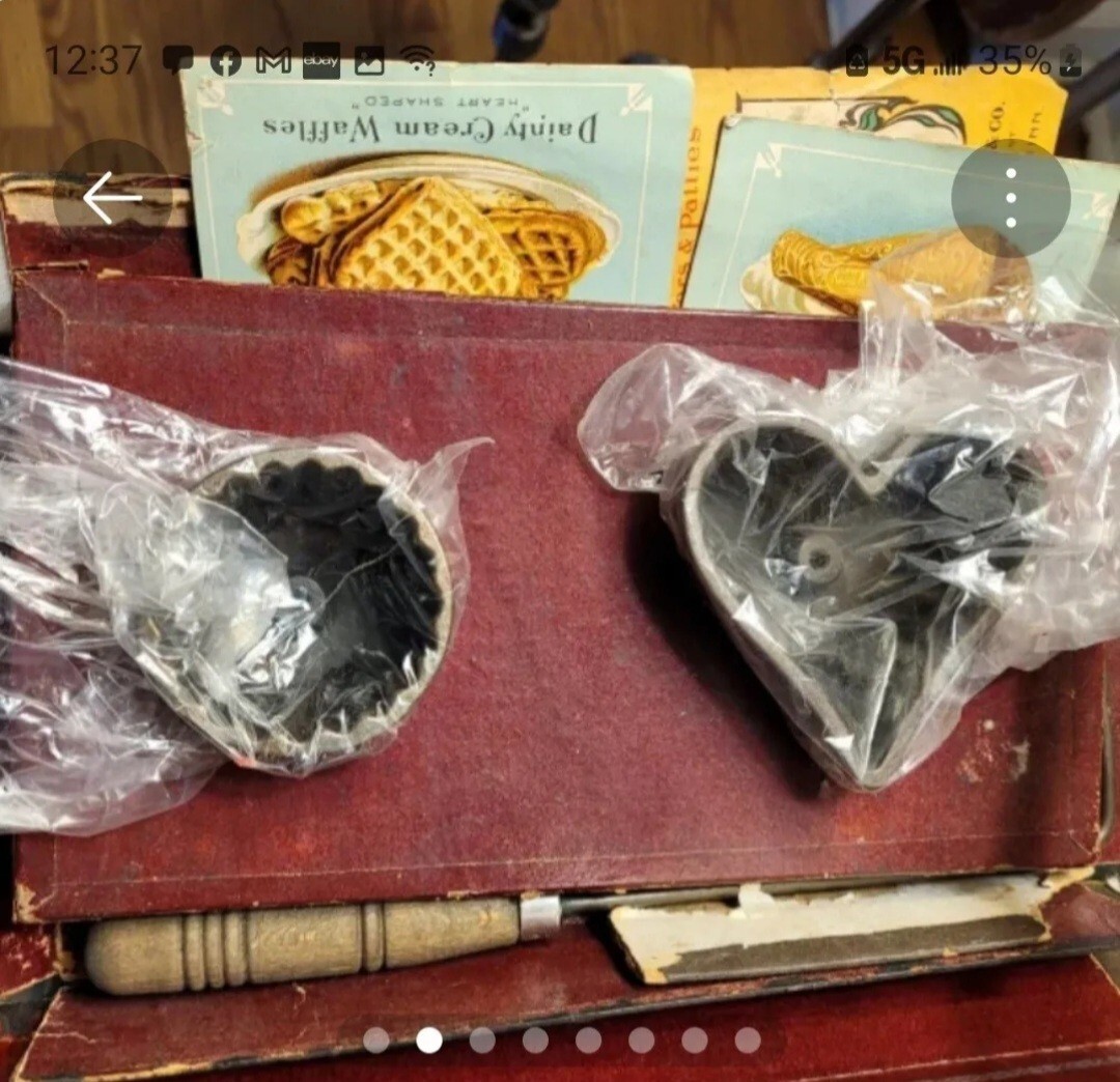 Vintage Antique Rosette Iron eBay