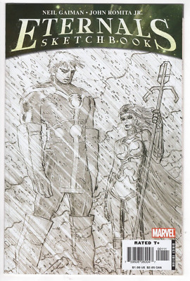 Eternals Sketchbook #1 Marvel Comics (2006) John Romita Jr. Sersi Thena
