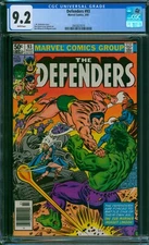 Defenders #93 CGC 9.2 NM- Wp Marvel 1981 Sub-Mariner Vs Hulk + Newsstand Variant