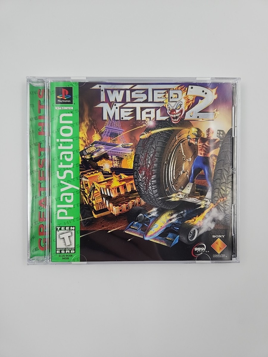 Twisted Metal PS1 PlayStation Complete CIB