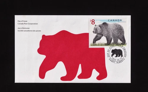 Canada FDC   High Value  $8  Bear