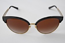Michael Kors Amalfi Gold Black MK2057 330513 56-17-140 Sunglasses