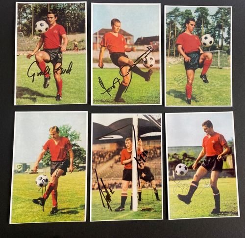 1. FC NÜRNBERG 1967/68 (1. Platz) Konvolut signed 6 Fotos 10x15 Autogramme (83) - 第 1/1 張圖片