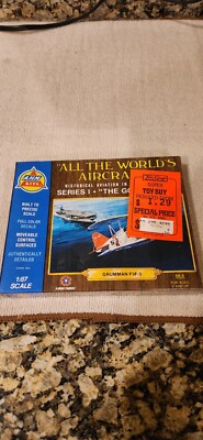 VTG AHM 1974 MODEL KIT SK-2 Grumman F3F-3 AIRPLANE SERIES 1 GOLDEN ERA 1/87