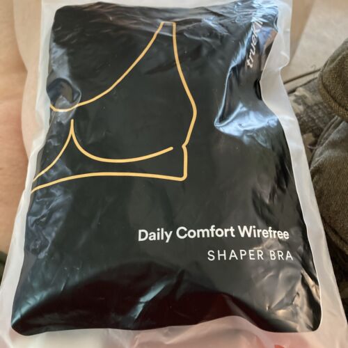 Truekind Women's Daily Comfort Wirefree Shaper Bra Assorted Colors Small-4XL NWT