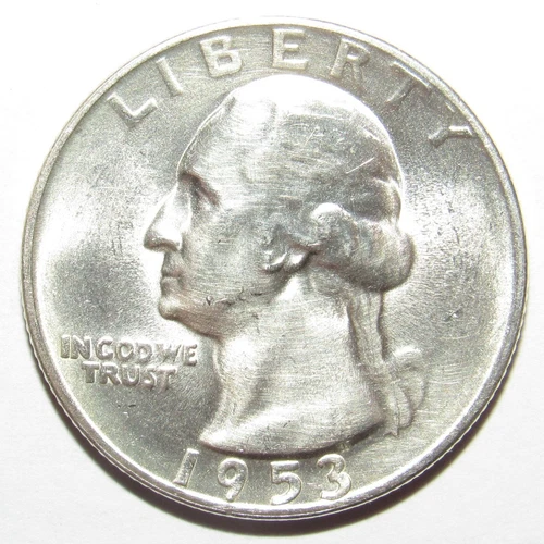 1953 S Washington Quarter CH BU (Z96)