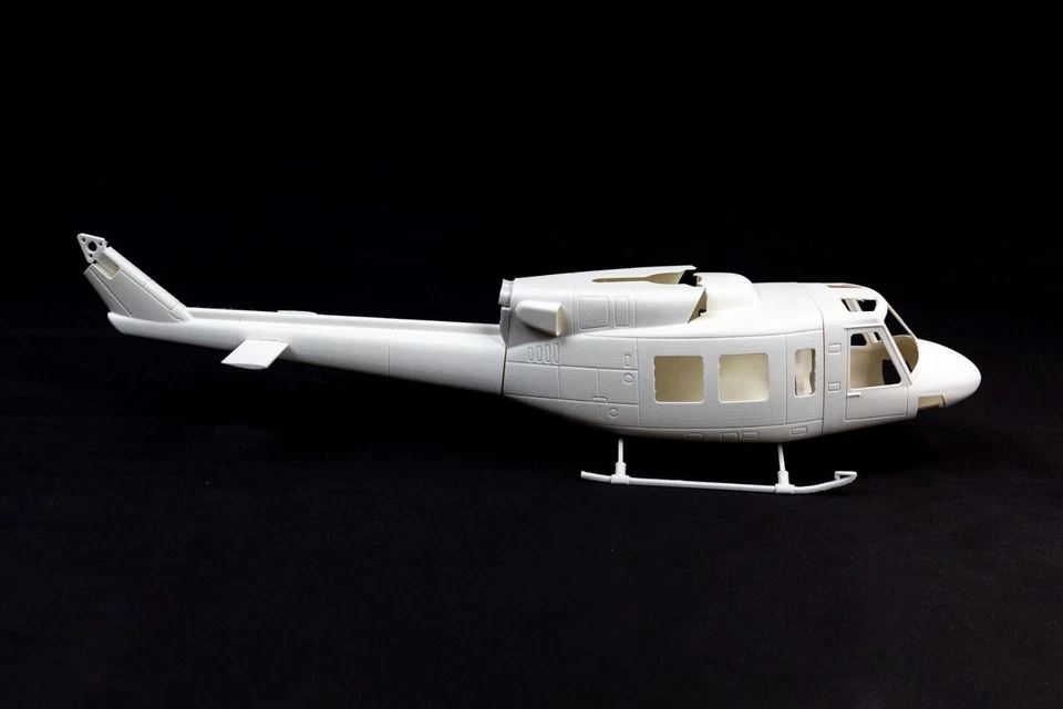 Fuselage kit Bell 212 UH-1N for M2, Goosky S2 and 200/250 size RC Helicopters - Image 3 of 4
