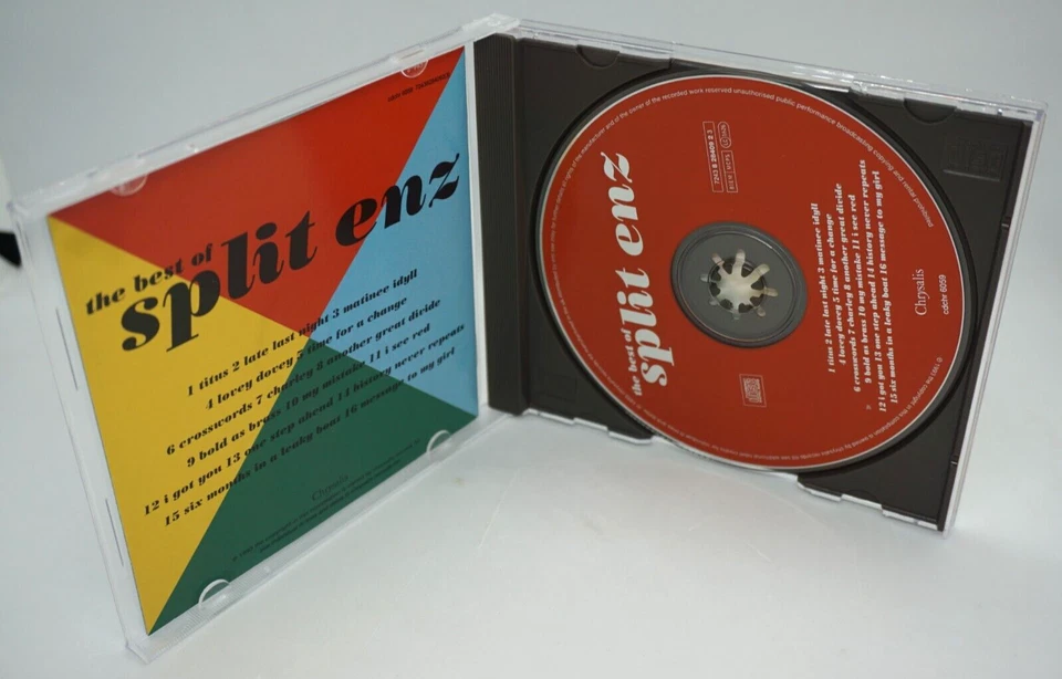 SPLIT ENZ : THE BEST OF CD ALBUM (UK 1993 PRESS) - Crowded House - Neil Finn HTF - Image 3 of 3