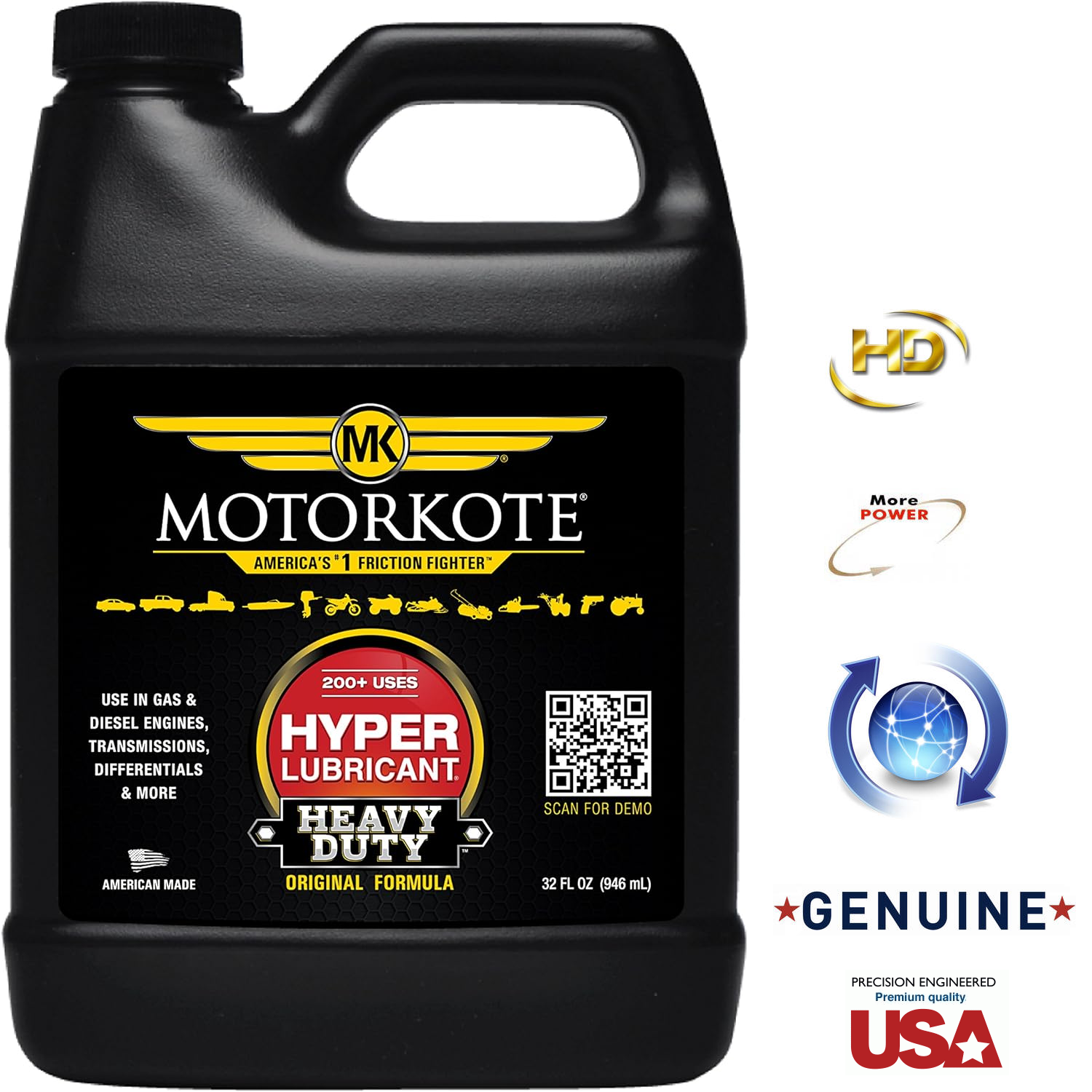 GENUINE Motorkote MKHL3206 Heavy Duty Hyper Lubricant Oil Synthetic